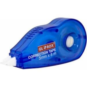 En iyi Kalite 6 adet Globox Şerit Daksil 5 mm x 8 Metre Mükemmel Hata Kapatıcı Silici Örtücü