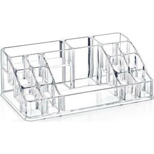 16 Bölmeli Geniş İç Hacimli Makyaj Organizeri Kozmetik ve Takı Düzenleyici