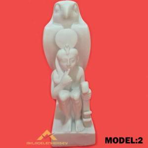 Porselen Eski Mısır Biblosu N4 Aslan Başlı Tanrıça Wadjet firavun heykeli Figürlü Porselen Biblo