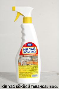 Kir Yağ Sökücü 500 gr Tabancalı Mutfak Banyo Beyaz Eşya Yüzey ve Tabanlarında Güçlü Temizlik