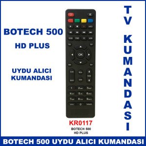 Botech 500 Hd Plus Uydu Cihaz Kumandası KK0117  - Uydu Alıcı Kumandası
