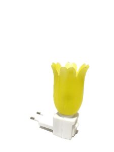 West Light Çok Renkli Çiçek Desenli Gece Lambası E14 Duy Tipi Günışığı Ampul