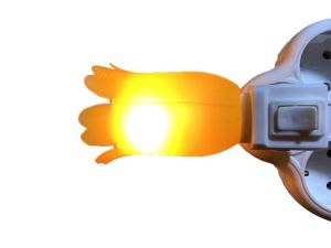 West Light Çok Renkli Çiçek Desenli Gece Lambası E14 Duy Tipi Günışığı Ampul