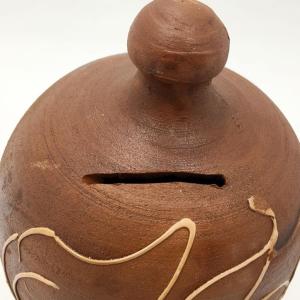 Toprak Testi Küp Kumbara Orta Boy Dekoratif Organik Kumbara