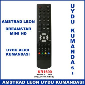Amstrad Leon Dreamstar Mini Hd Uydu Alıcı Kumandası - Uydu Cihazı Kumandası