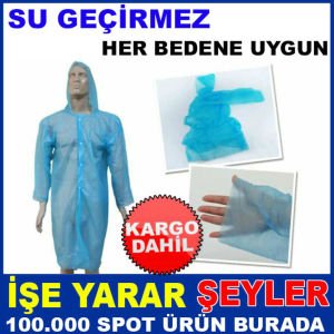 Cep tipi tam korumalı yağmurluk,4 ADET,SU GEÇİRMEZ KULLAN-AT POŞET YAĞMURLUK her bedene uygun