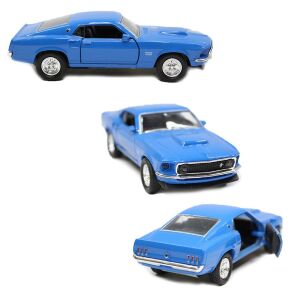 43713  Metal Çek Bırak Kapıları Açılan Mustang 12 Cm