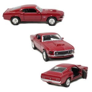 43713  Metal Çek Bırak Kapıları Açılan Mustang 12 Cm