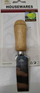 Hausewares Ahşap Saplı Paslanmaz Çelik Uçlu Peynir Kesme Bıçağı