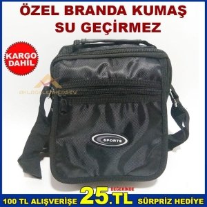 OMUZ ASKILI SU GEÇİRMEZ BRANDA KUMAŞ EL ÇANTASI