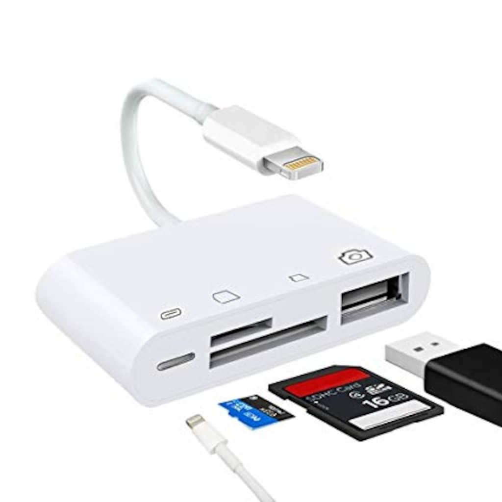 İPHONE,İPAD LİGHTNİNG TO TF,SD CARD USB KAMERA ADAPTÖRÜ