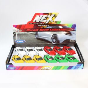 Porsche 911 Turbo Klasik Çek Bırak Metal Model Oyuncak Araba 12 Cm