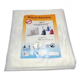 4 ADET GLAZE OPTİMUM BOSCH-SİEMENS TYPE P ELEKTRİKLİ SÜPÜRGELERİNE UYGUN SENTETİK ULTRA HİJYENİK SMS BEZ TOZ TORBASI