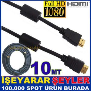 En iyi kalite hdmi kablo 10 metre uzun boy altın uçlu HDMI kablo 1.4V son teknoloji filtreli 3D HDMI
