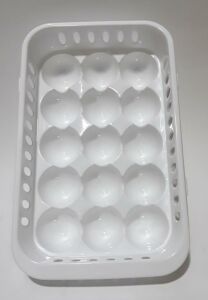 15 Adet Yumurta Kapasiteli Kapaklı Hava Alabilen Yumurta Organizeri
