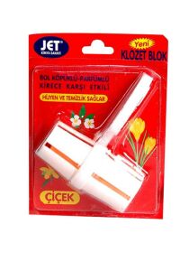 Jet Klozet Blok Çiçek 40 gr Temizlik Hijyen Bol Köpüklü Kirece Karşı Etkili