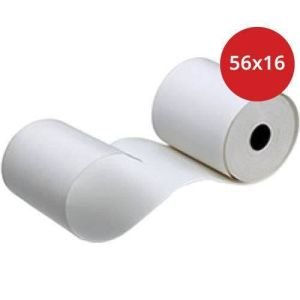 En iyi Kalite 10 Adet 56x16 Pos Rulosu,Termal Yazıcı Kağıdı Yazarkasa Fişi Mobil Yazıcı Rulo Kağıt