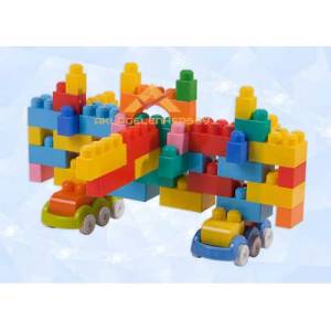 Sırt Çantalı Lego Seti En Büyük Parçalı Jumbo Bloklu Lego Set 49 Parça Yapı Blokları