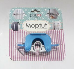 Çok Amaçlı Mop Sapı Tutucu ve Askı, Dekoratif Görünüm ve Pratik Hızlı Kurulum (11x5cm)