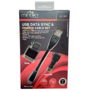 İPHONE 3-4 İPAD-SAMSUNG DATA-ŞARJ KABLOSU SETİ
