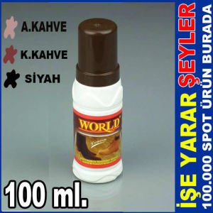 100ml.SÜET-NUBUK AYAKKABI ve ÇANTA BOYASI 3 RENK