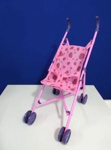 Çocuklara Kendini Büyük Hissettiren Oyuncak Katlanabilir Baston Puset Bebek Arabası Plastik + Kumaş