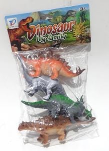 6x15cm Büyük Dinozor Ailesi Seti kaliteli plastik