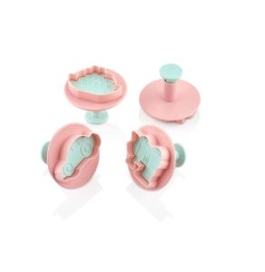 PD3131 Suncook 4'lü Basmalı Araç Kesici-Kurabiye Hamur Kesici