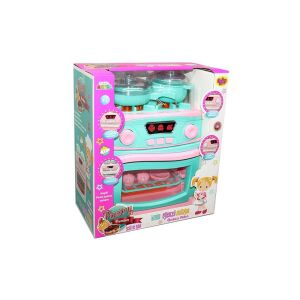 Büyük Boy Pilli Ocak Fırın Oyun Seti