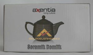METAL SÜZGEÇLİ DEMLİK 12x11 CM SERAMİK ÇAY POT
