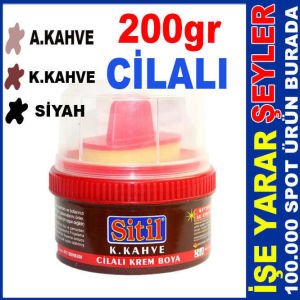 200gr. STİL CİLALI KREM AYAKKABI BOYASI 3 RENK