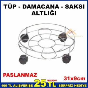 PASLANMAZ TÜP, DAMACANA ve SAKSI TAŞIMA ALTLIĞI