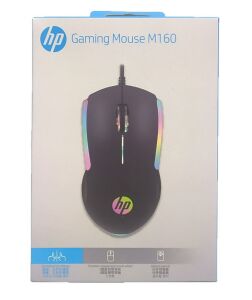 HP M160 Rgb Işıklı Optik Kablolu Usb Siyah Gövdeli Konforlu Gaming Mouse