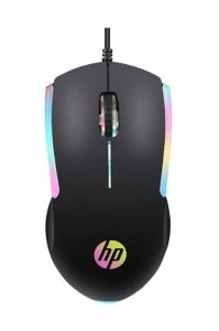 HP M160 Rgb Işıklı Optik Kablolu Usb Siyah Gövdeli Konforlu Gaming Mouse