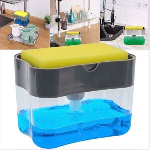 Sabun Pompası Soap Pump Dispenser El Değmeden Süngeri Sabunlayan Süper Sabunluk