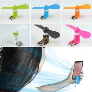 MİKRO USB GÜÇ KAYNAKLI SERİNLETİCİ FAN SAMSUNG ile MİKRO USBli TÜM TELEFONLARA TAKILAN VANTİLATÖR -2