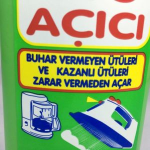 Ütü Açıcı Sıvı Buharlı Ütü ve Kazanlı Ütü Kireç Temizleyici Sıvı