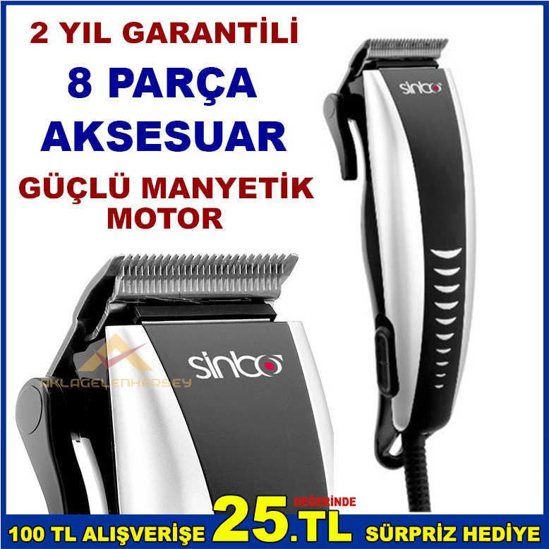 SİNBO PROFESYONEL KABLOLU SAÇ KESME MAKİNESİ