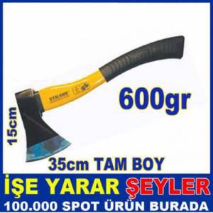 600 Gr Fiber Saplı Süper Keskin Sağlam Balta