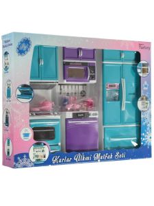 Karlar Ülkesi 3'lü Oyuncak Mutfak Seti +3 Yaş İçin Oyuncak Mutfak
