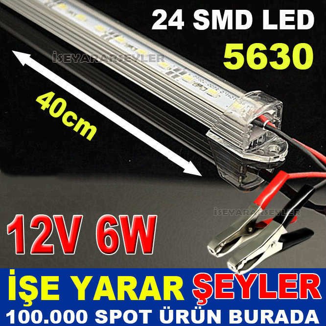 6W 40cm SEYYAR ŞERİT LED AYDINLATMA ÇUBUĞU