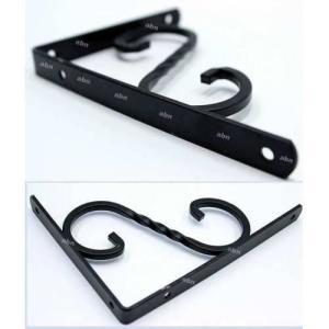 METAL FERFORJE RAF AYAĞI RAF ALTI L AYAK 15x11cm VİDA+DÜBELLER ÇELİK RAF AYAĞI RAF ALTI DEMİRİ