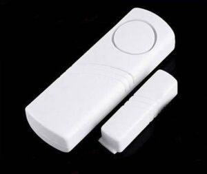 Kalem Pille Çalışan Sensörlü Kablosuz Kapı Pencere Alarmı 90dB Alarm Ses Gücü Yapışkanlı Uzun Alarm