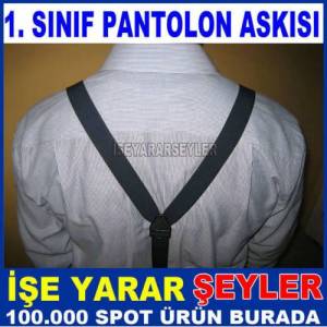 Bay-Bayan Gençler İçin Pantolon Askısı Her Bedene Uygun Sağlam