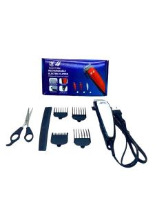 Profesyonel Ekonomik Kablolu Saç&Sakal Tıraş Makinesi 4 Farklı Tarak ile