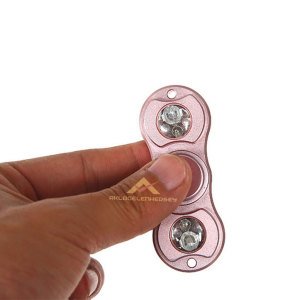 Metal Kutulu Işıklı Metal Stres Çarkı Çelik Rulmanlı Orjinal Hand Spinner Süper Dönüşlü Işıklı Çark