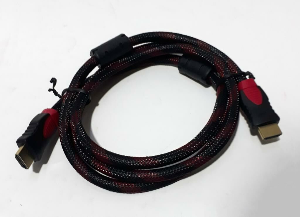 İp Örgülü Altın Uçlu 1.5m Boyunda 3D, 4K, HD 1080P HDMI Kablo