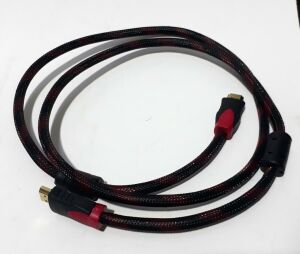 İp Örgülü Altın Uçlu 1.5m Boyunda 3D, 4K, HD 1080P HDMI Kablo