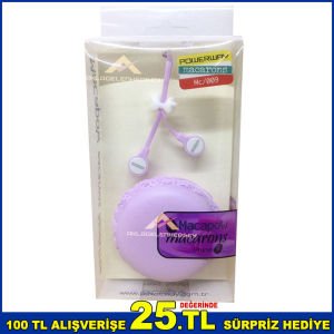 Powerway Macapow Macarons Mc 009 Kulaklık Şık Dizayn 120cm Kablo Uzunluğunda Kulak İçi Kulaklık-1