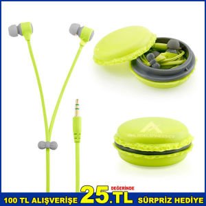 Powerway Macapow Macarons Mc 009 Kulaklık Şık Dizayn 120cm Kablo Uzunluğunda Kulak İçi Kulaklık-1